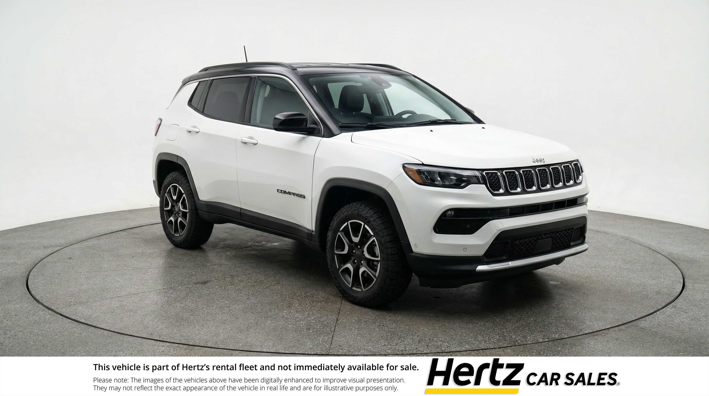 White 2025 Jeep Compass Trailhawk 4WD SUV / Crossover Four-Wheel Drive 8-Speed Automatic