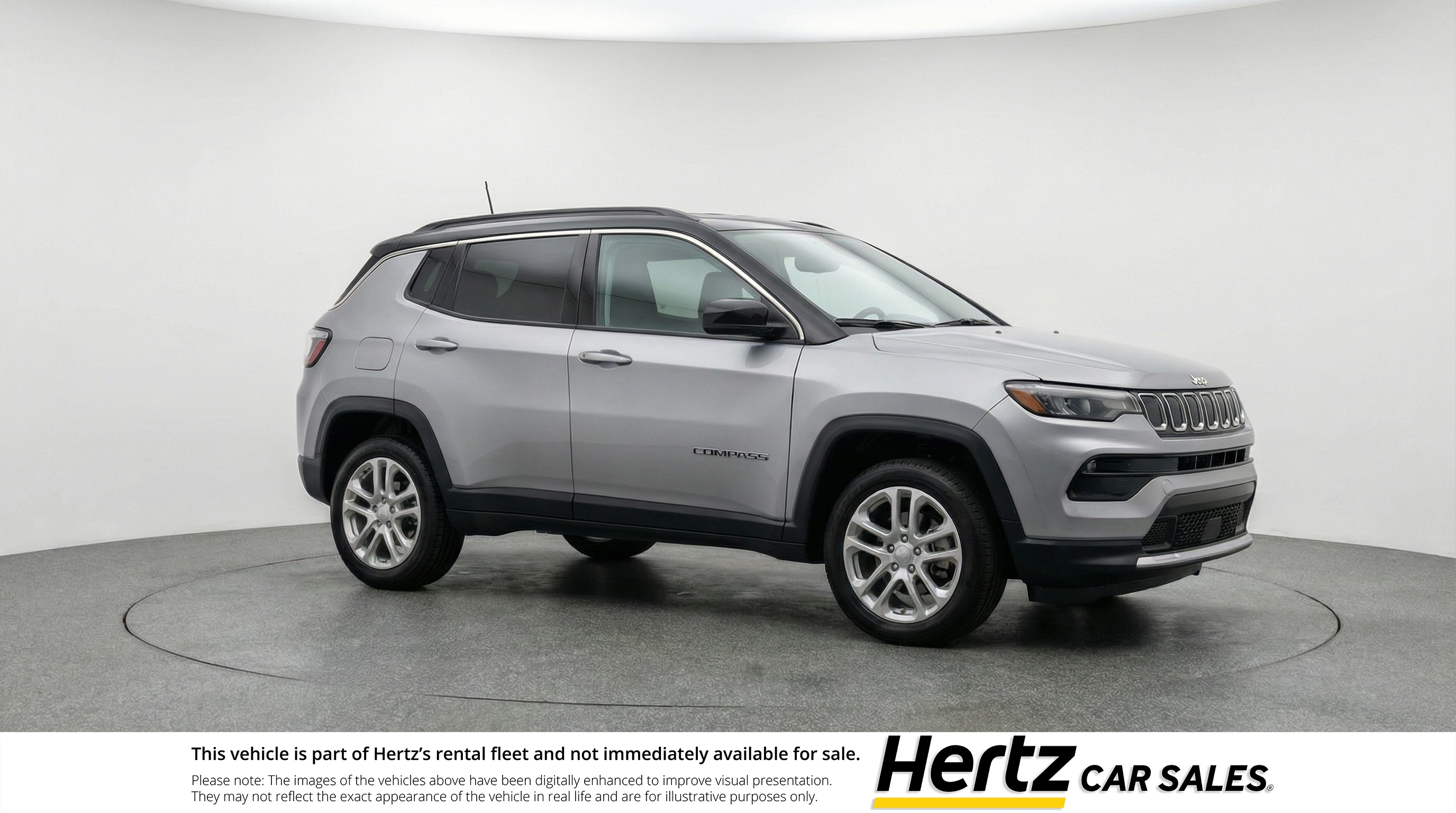 Silver 2025 Jeep Compass Limited 4WD SUV / Crossover Four-Wheel Drive 8-Speed Automatic