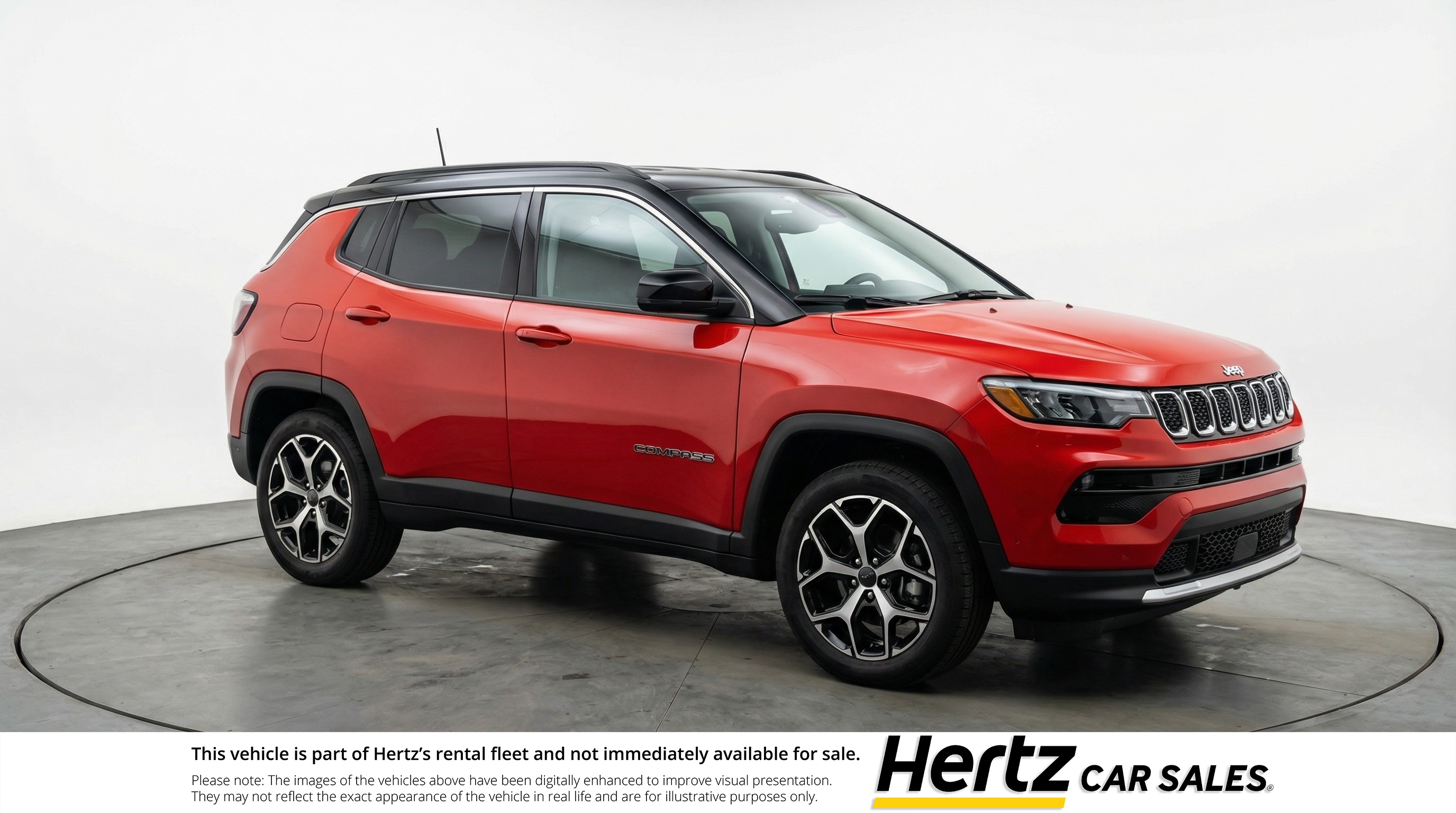 Red 2025 Jeep Compass Limited 4WD SUV / Crossover Four-Wheel Drive 8-Speed Automatic