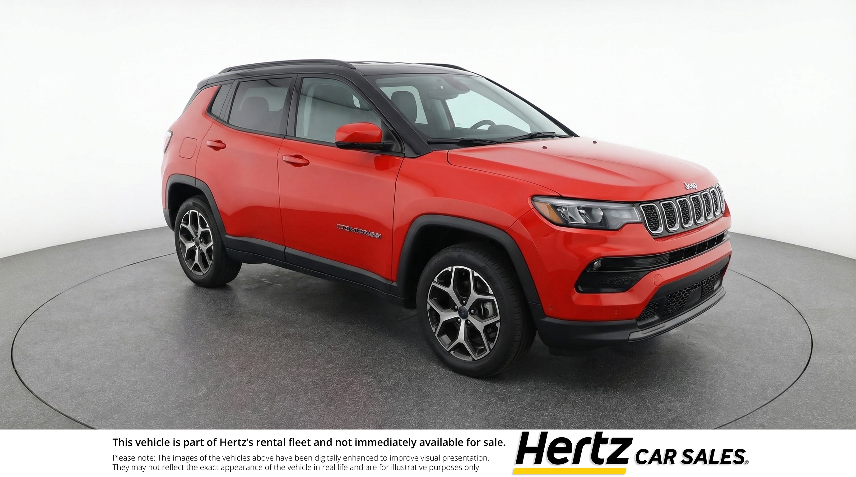 Red 2025 Jeep Compass Limited 4WD SUV / Crossover Four-Wheel Drive 8-Speed Automatic