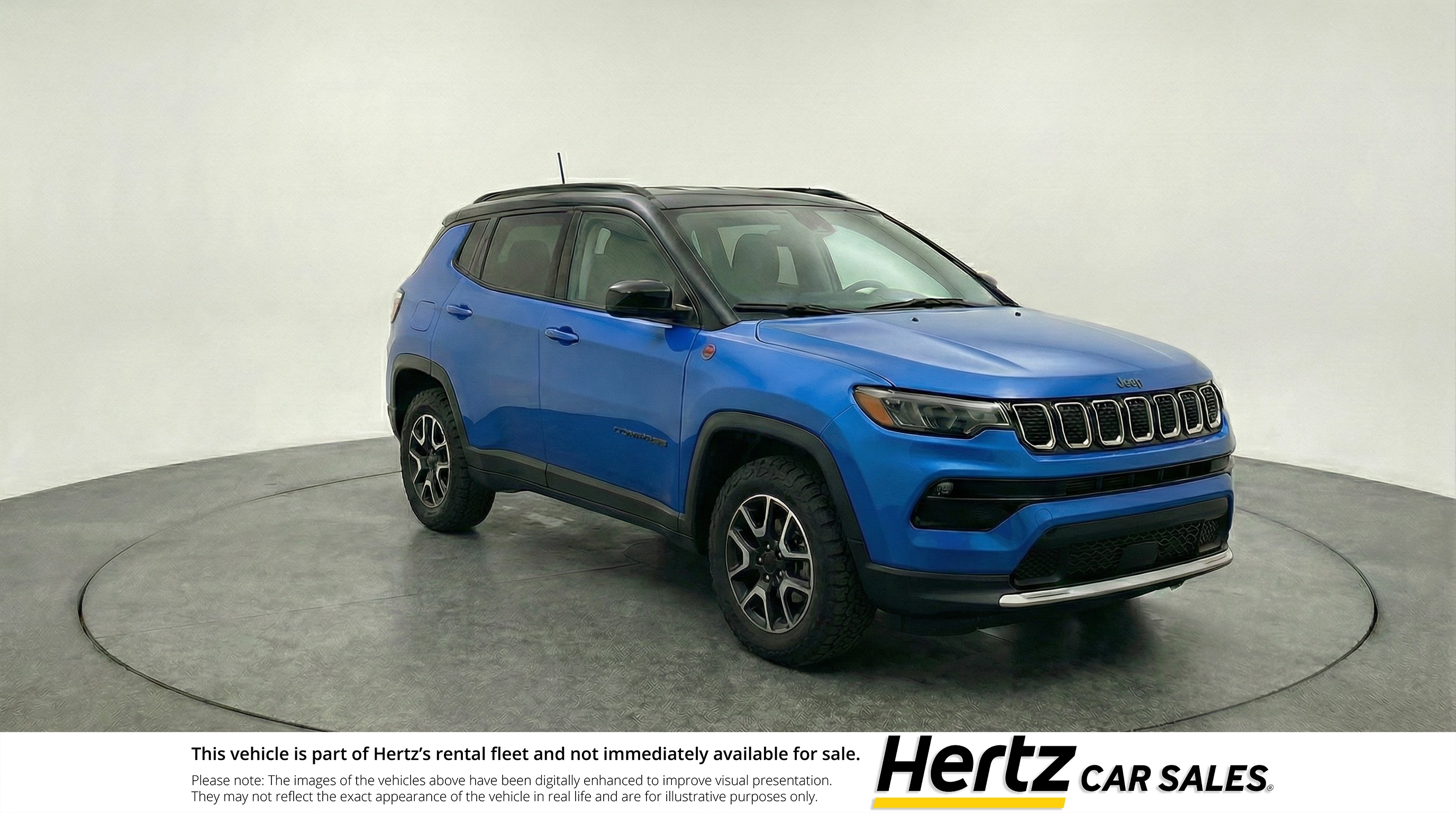 Blue 2025 Jeep Compass Trailhawk 4WD SUV / Crossover Four-Wheel Drive 8-Speed Automatic