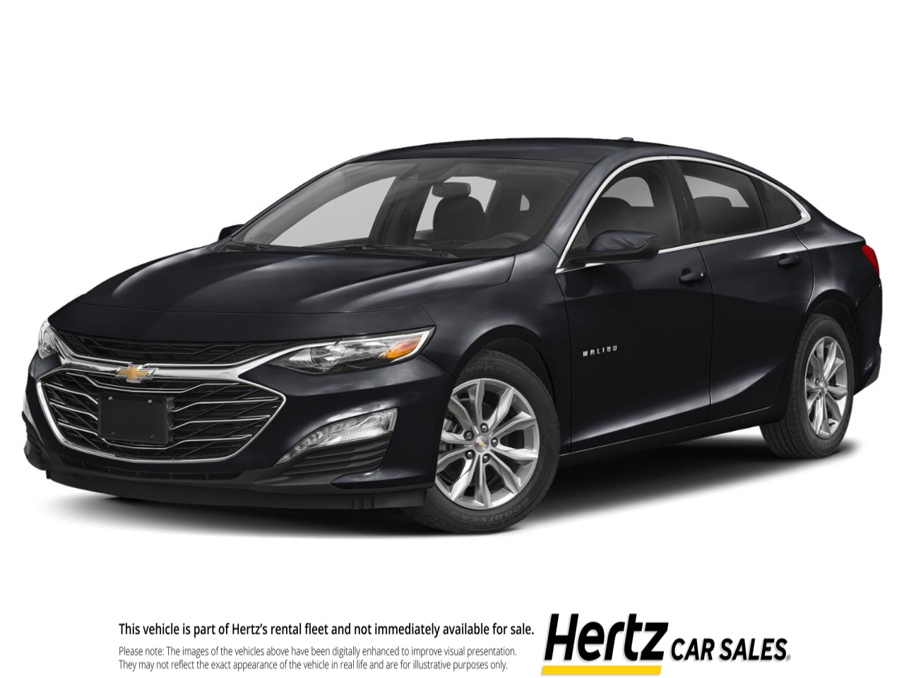 Black 2024 Chevrolet Malibu LT with 1LT FWD Sedan Front-Wheel Drive Automatic