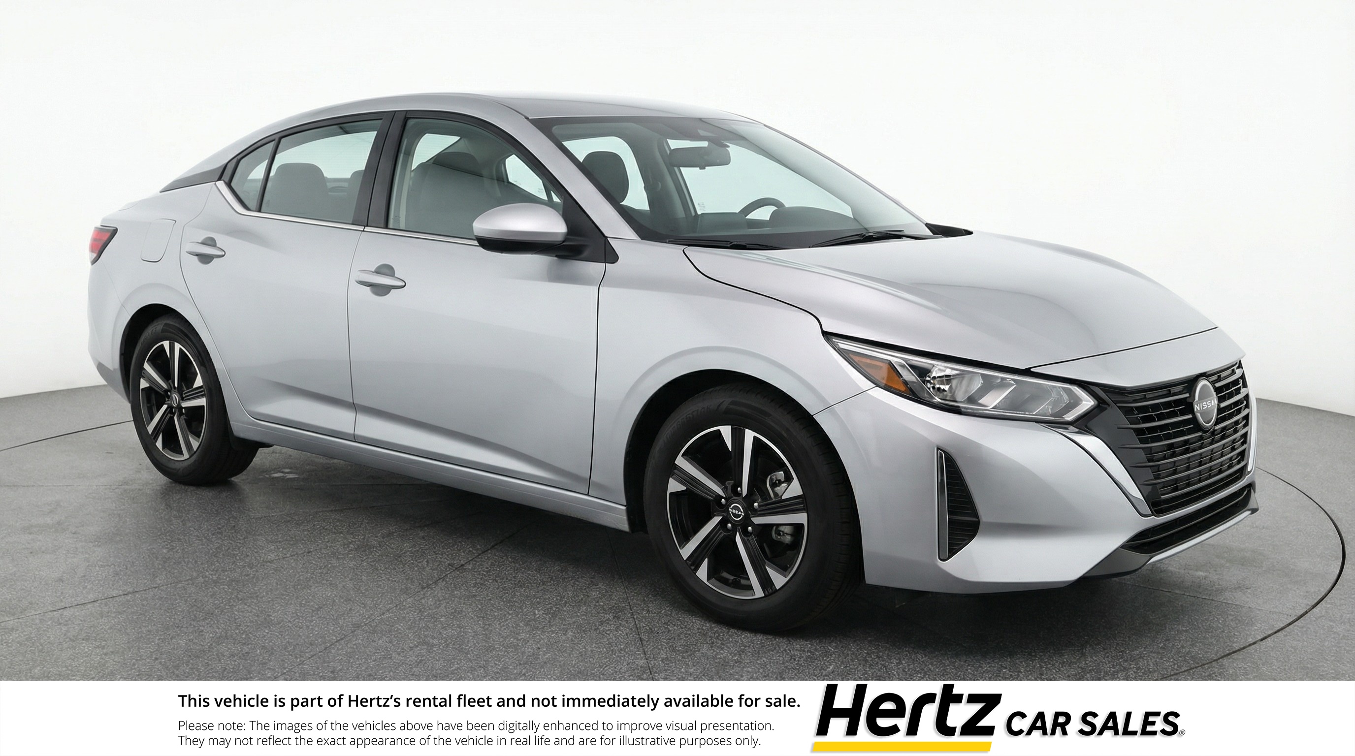 Gray 2025 Nissan Sentra SV FWD Sedan Front-Wheel Drive Automatic