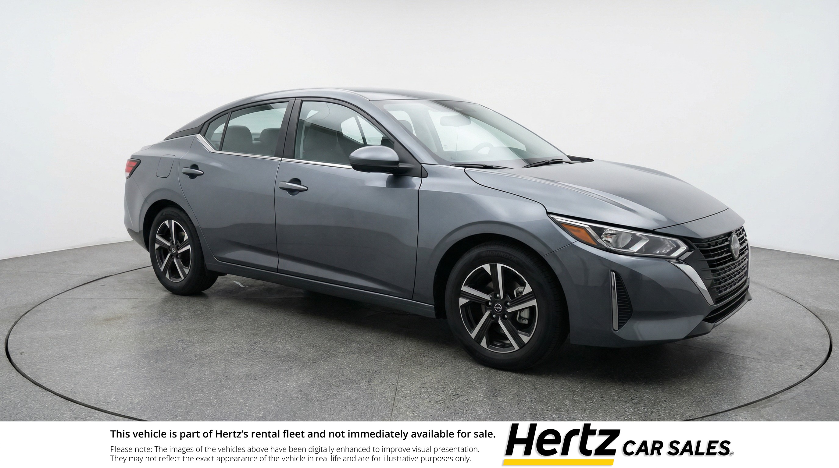 Gray 2025 Nissan Sentra SV FWD Sedan Front-Wheel Drive Automatic