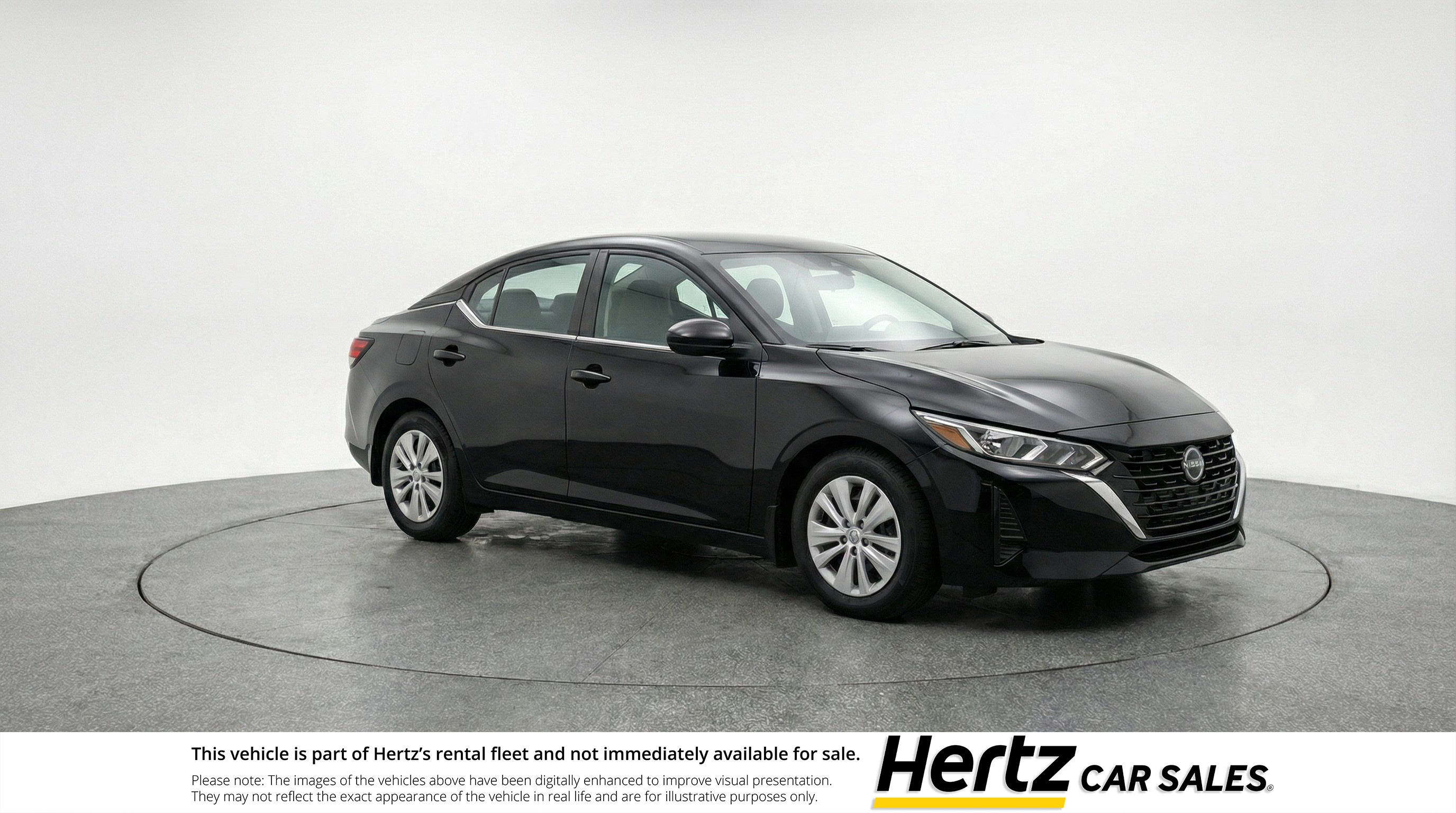 Black 2025 Nissan Sentra S FWD Sedan Front-Wheel Drive Automatic